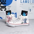 thumbnail image 2 of Kawaii Kids Canvas Shoes Disney Cartoon Lilo & Stitch Sport Shoes Children Fashion Print Sneakers Shoes Boys Girls Tennis Shoes26 Gao Jinjia LED, 2 of 2