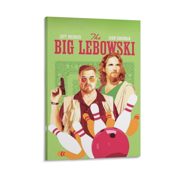 The Big Lebowski Movie Poster (11) Poster Decorative Painting Canvas Wall Art Living Room Posters Bedroom Painting 16x24inch(40x60cm)