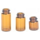 thumbnail image 2 of 100 Uds. Botellas de vidrio ámbar de 2ml para botellas de muestra de aceites esenciales botella vacía recargable con negro, 2 of 5