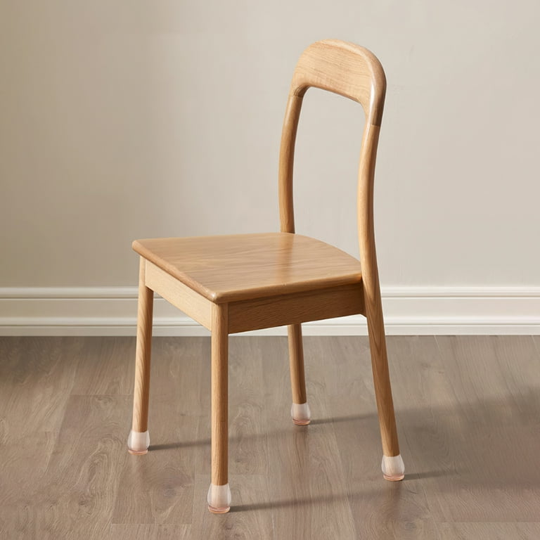 16 PCS Chair Leg Floor Protectors Metal Chair Leg Caps Covers Silicone Chair Feet Protectors for Wood Floors Round Felt Furniture Pads Furniture