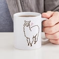 thumbnail image 4 of CafePress - Cute Alpaca Mug - 11 oz Ceramic Mug - Novelty Coffee Tea Cup, 4 of 4