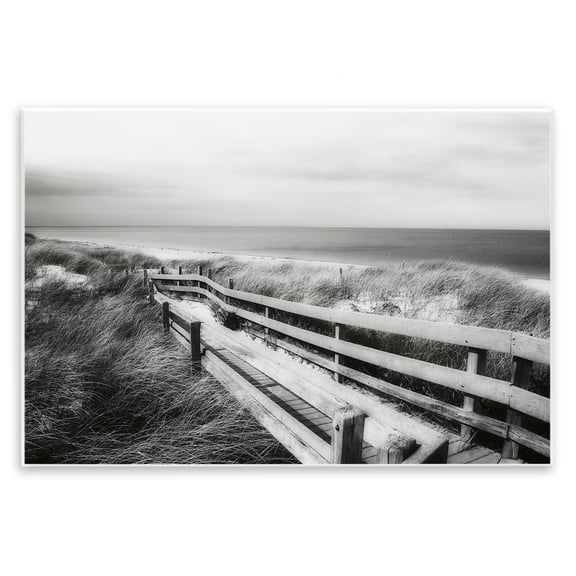 Stupell Industries Rustic Lodge Coastal Boardwalk Landscape Wall Plaque Art, 15 x 10, by Graffitee Studios