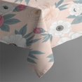 thumbnail image 3 of Pioneer Flower Floral Print Pattern Rectangle Tablecloth 60"x84", Waterproof Polyester Table Cloth, Wipeable Spillproof for Dining Camping Indoor Outdoor, 3 of 5