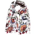 thumbnail image 1 of HSHDLDF Foulard Légère Mode Femme Imprimé Floral Hiver Automne Chaude Châle Foulard, 1 of 5