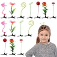 thumbnail image 4 of 28 unids Bbanquetan Simulación Planta Play Clip Horquillero Creativo Chicas Encantador Pelo Barrettes Color surtido, 4 of 10