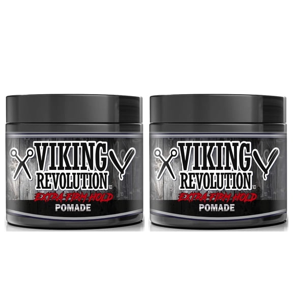 Pomade Viking Revolution Extreme Hold para hombre (paquete de 2)