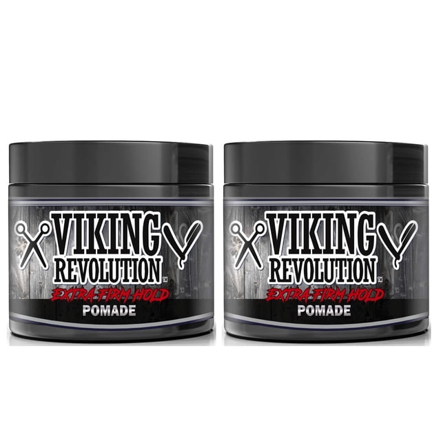 Pomade Viking Revolution Extreme Hold para hombre (paquete de 2)
