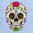 thumbnail image 5 of Wild Bobby Day Of The Dead Sugar Skull Pop Culture Women Graphic Tee, Light Blue, 3X-Large, 5 of 5
