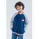 thumbnail image 2 of Chaqueta Pokémon Varsity Bomber azul para niños de 10 a 12 años, 2 of 7