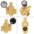 thumbnail image 3 of Brass Water Pressure Reducer, Dn20 Brass Adjustable Water Pressure Regulator Reducer With Gauge, 3 of 5