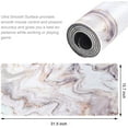 thumbnail image 2 of Desk Pad, Office Desk Mat 31.5" ×15.7" Extended Large Gaming Durable Computer Water Resistant Writing Pads with Non-Slip Rubber Base for Home Office (White&Gold Marble), 2 of 7