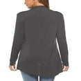 thumbnail image 3 of Women Cardigan  Solid Color Long Sleeve Knitwear, 3 of 5