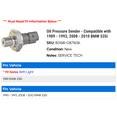 thumbnail image 2 of Oil Pressure Sender - Compatible with 1989 - 1993, 2008 - 2010 BMW 535i 1990 1991 1992 2009, 2 of 2