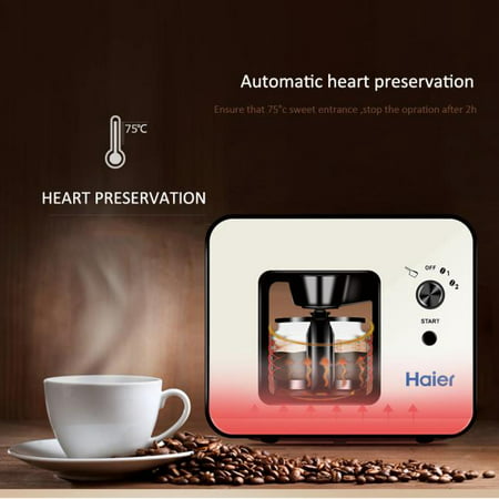 Haier Brew Automatic Coffee Makers 4 Cup with Grinder Espresso Coffee (Best Automatic Espresso Machine With Grinder)