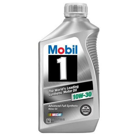 Mobil 1 10W-30 Full Synthetic Motor Oil, 1 qt.