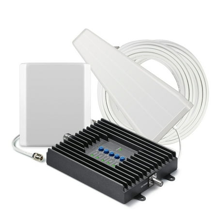 SureCall Fusion4Home Yagi/Panel, Cell Phone Signal Booster Kit for All Carriers 3G/4G LTE up to 4,000 Sq