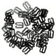 thumbnail image 4 of 200Pcs de Metal Negro Deslizante Cierres de Correa para Bikini de Lencería, 4 of 5