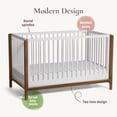 thumbnail image 5 of Little Seeds Laurel 4-in-1 Convertible Crib, White/Acorn, 5 of 14