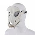 thumbnail image 4 of Máscara blanca del cráneo del hueso de oveja de la espuma de la PU del partido del carnaval del día del zombi del día de los muertos de Halloween, 4 of 7