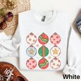 thumbnail image 5 of Christmas Ornaments Sweatshirt, Christmas Season Sweater, Holiday Sweatshirt, Crewneck Holiday Sweatshirt, Cute Christmas Shirt 1589311325 8189, 5 of 6