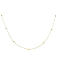 thumbnail image 3 of Choker - Gargantilla - 90s - Diseño bolita o flecha - Chapa de oro - Ajustable, 3 of 4