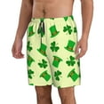 thumbnail image 2 of Logiee St. Patrick's Day Print Mens Swim Trunks Quick Dry Board Shorts,Breathable Hawaii Beach Shorts Swimwear Bathing Suits-3X-Large, 2 of 6