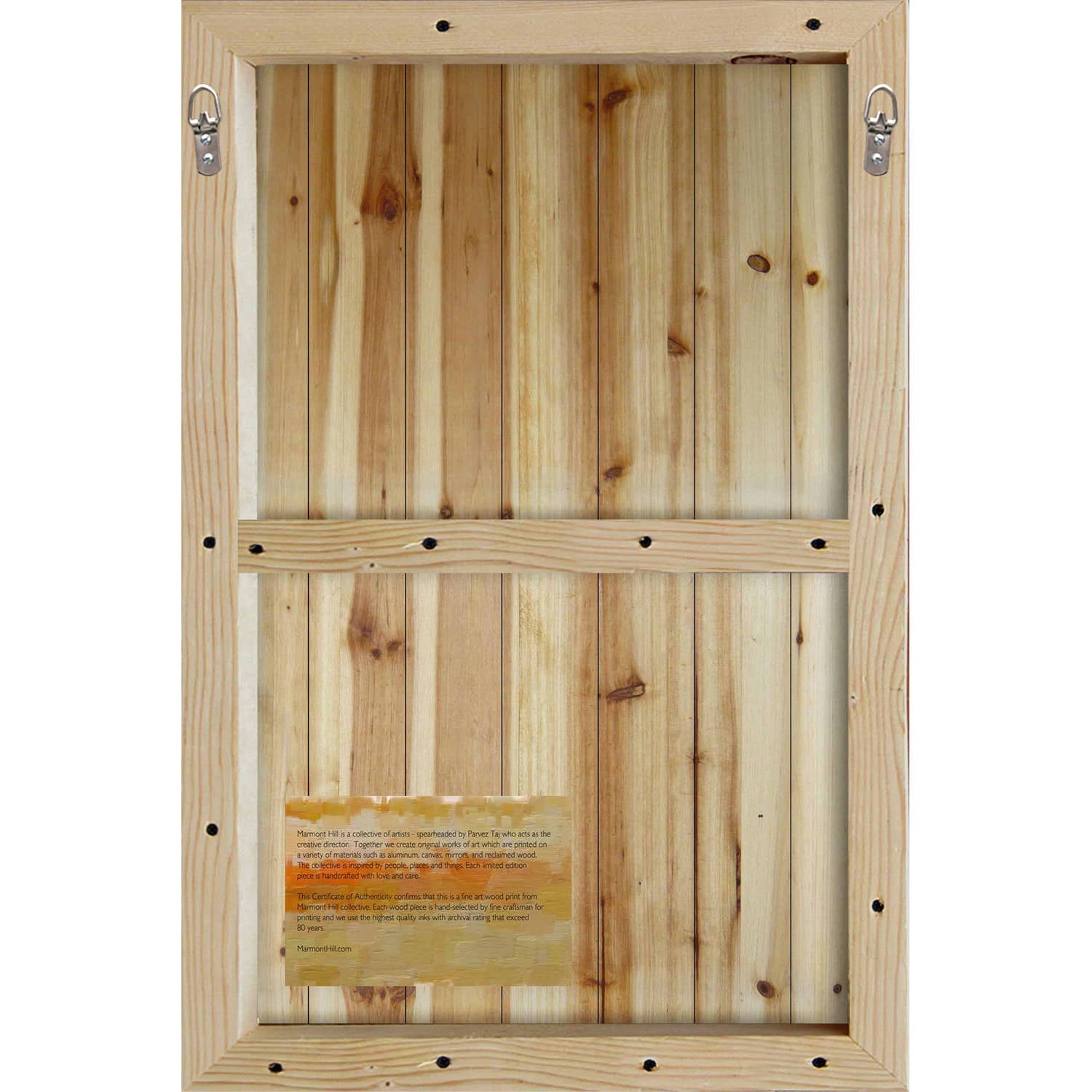 Marmont Hill - "Tetris" Painting Print on Natural Pine Wood