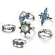 thumbnail image 3 of Anillos para mujer, regalos para mujer, juego de 6 anillos bohemios vintage apilables para nudillos., 3 of 5