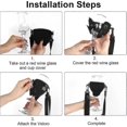 thumbnail image 5 of 26-27 4 Pack Wall Mount Wine Glass Holder For Home Bar Kitchen Decor, 5 of 5