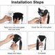 thumbnail image 5 of 26-27 4 Pack Wall Mount Wine Glass Holder For Home Bar Kitchen Decor, 5 of 5