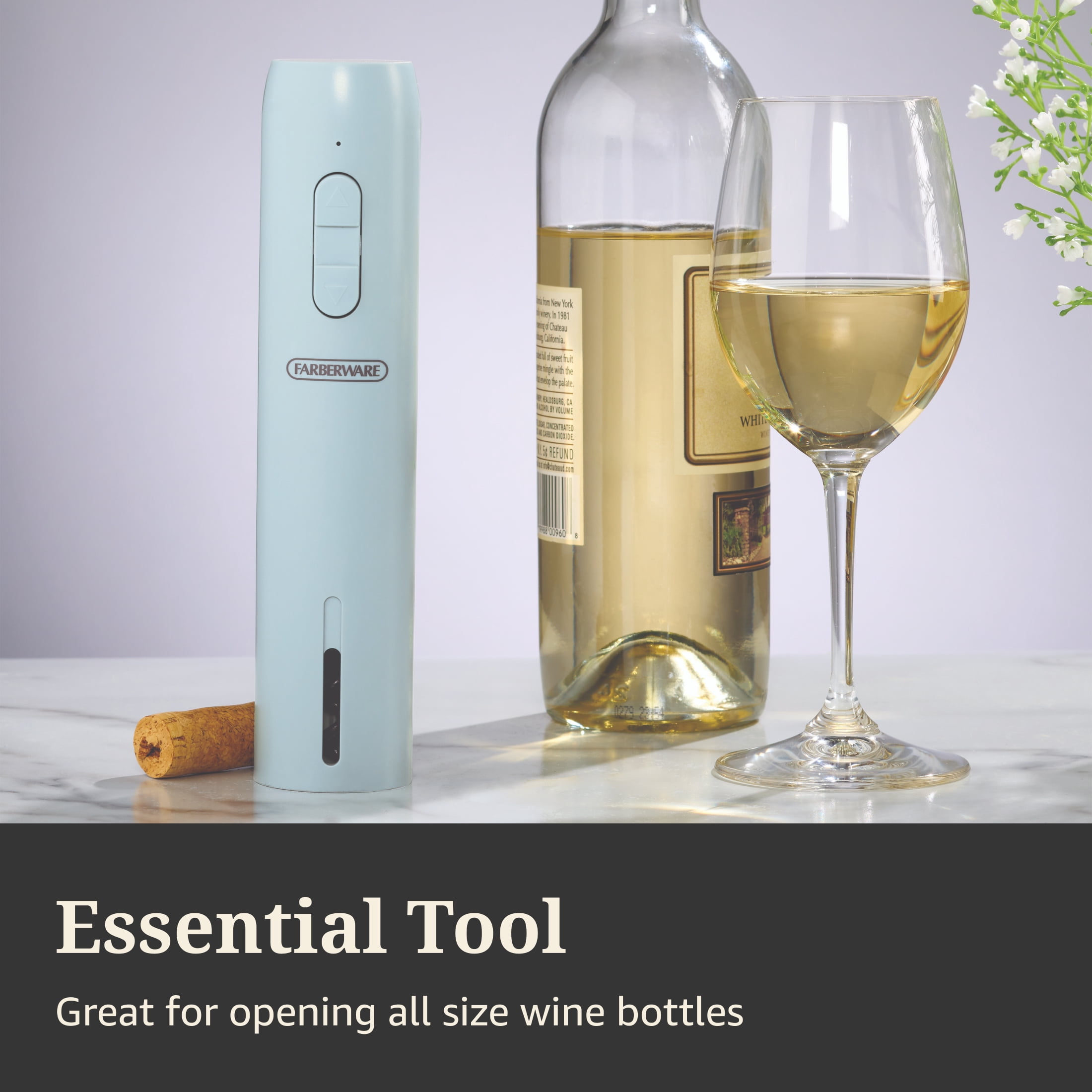 Farberware USB Corkscrew Slate Blue