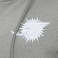 thumbnail image 4 of Women's Antigua  Heather Gray Miami Dolphins Seeker Full-Zip Hoodie Jacket, 4 of 4