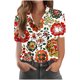 thumbnail image 5 of TaTaai Women's Chic Scattered Print Shirt Short Sleeve Collar Button Front Loose Fit Casual Summer Blouse Top Streetwear Daily Wear Gift, 5 of 6