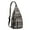 Black-15, variant on Vintage Boho Sling Backpack – Retro Tribal Ethnic Crossbody Bag, Artistic Geometric Hiking Shoulder Bag for Women & Men, Rustic Floral Travel Daypack