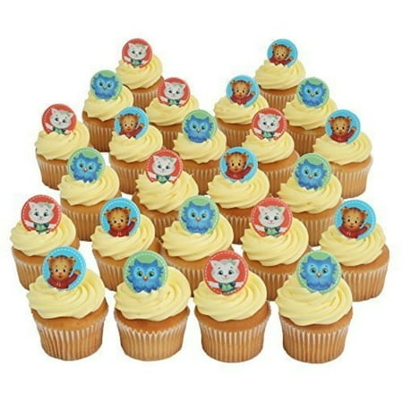 Daniel Tiger Officially Licensed 24 Cupcake Topper Rings By Bakery