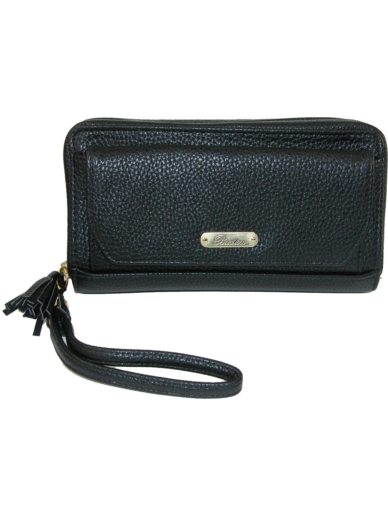 Buxton - Women's RFID Zip-Around Tech Wallet with Power Bank - Walmart