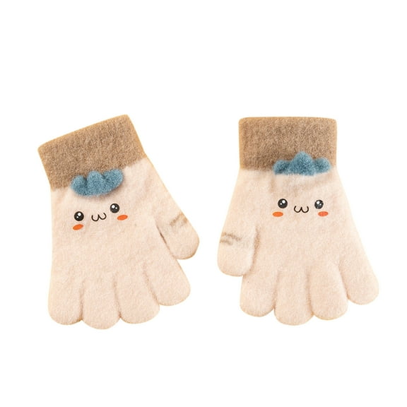 Yanyanz Gloves Mittens, Baby Boys Mittens Toddler Gloves Gloves Snow Toddler Mittens Winter Winter for Kids for Girls Gloves, Gloves Beige One Size