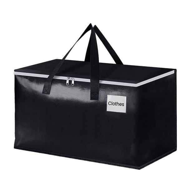 Cateissary Bolsa de almacenamiento resistente al desgaste Solución que ahorra espacio para accesorios móviles Simple y a la moda Almacenamiento y organización del hogar negro 69*35*38cm