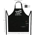 thumbnail image 3 of sidao Funny Aprons for Women - Women’s Funny Kitchen Chef Cooking Baking BBQ Grill Aprons with 2 Pockets - Birthday Mother’s Day Anniversary Christmas Valentine’s Day Gifts for Mom, Wife, Her, 3 of 6