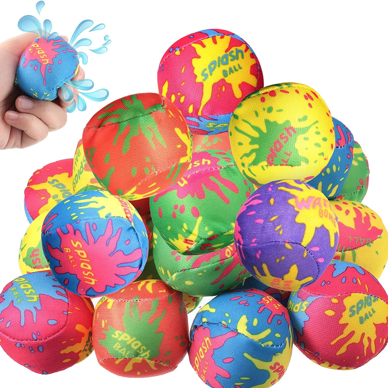 20 Pack Water Balls for Pool Reusable Swimming Pool Balls for Summer