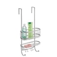 InterDesign York Over-the-Shower Door Shower Caddy, Silver - Walmart.com