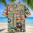 thumbnail image 5 of Camiseta hawaiana divertida para hombre con estampado de billar en 3D, camiseta holgada de verano para playa de manga corta de gran tamaño, ropa para hombre, 5 of 5