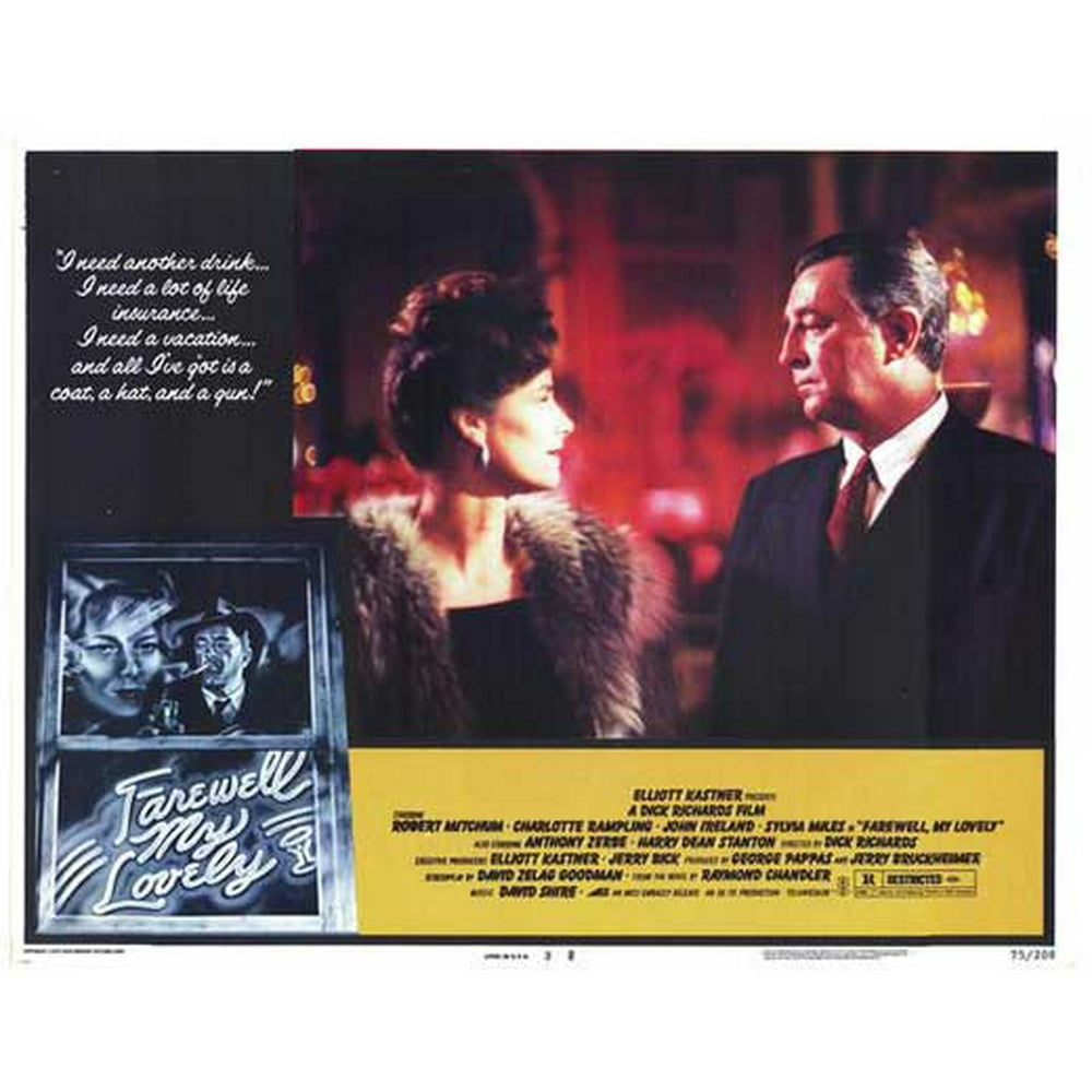 Farewell My Lovely movie POSTER (Style B) (11" x 14") (1975)