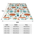 thumbnail image 3 of Pofeuu Cute Tableware Print Ultra-Soft Micro Fleece Blanket,for Bed Or Sofa,All Season Throw Blankets Flannel Blanket-40"x30", 3 of 7