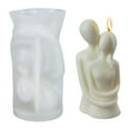 thumbnail image 1 of Molde de silicona para velas para parejas, molde 3D para abrazar a parejas, molde artístico de fundición de resina corporal para fabricación de velas DIY, polímero de jabón casero, 1 of 5