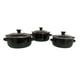 thumbnail image 2 of Juego de ollas con tapa de Peltre 6 pz International Negra  Shorbull, 2 of 6