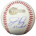 thumbnail image 1 of Jermaine Dye Signed 2005 World Series Baseball w/05 WS MVP, 1 of 1
