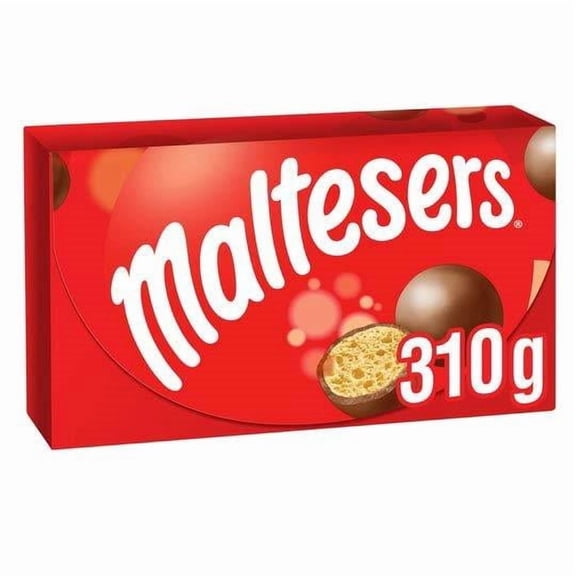 Maltesers Milk Chocolate Gift Box of Chocolates 310g, Imported from Britain