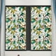 thumbnail image 2 of Lámina adhesiva estática para ventanas con motivos florales arcoíris, 100 x 43 cm, calcomanía de PVC, 8 diseños botánicos, puertas de cristal, 2 of 5