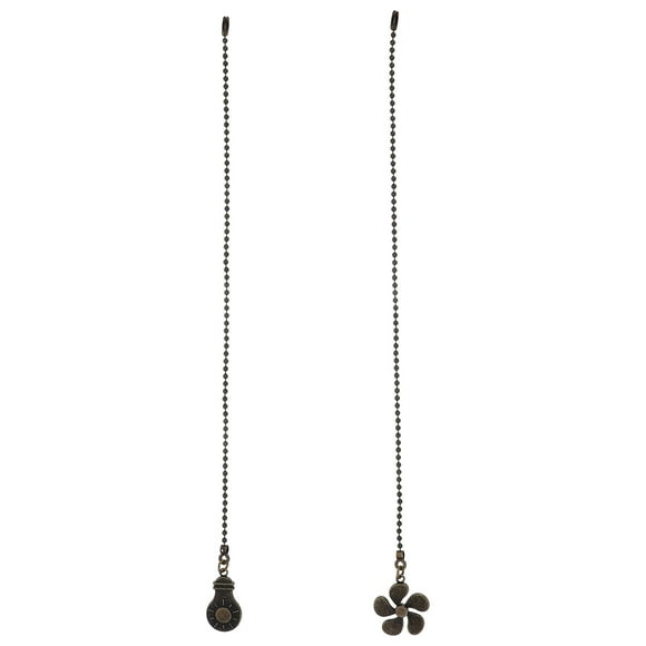 2pcs Ceiling Light Pull Chain Ceiling Fan Chain Extension Chandelier Chain Pendant